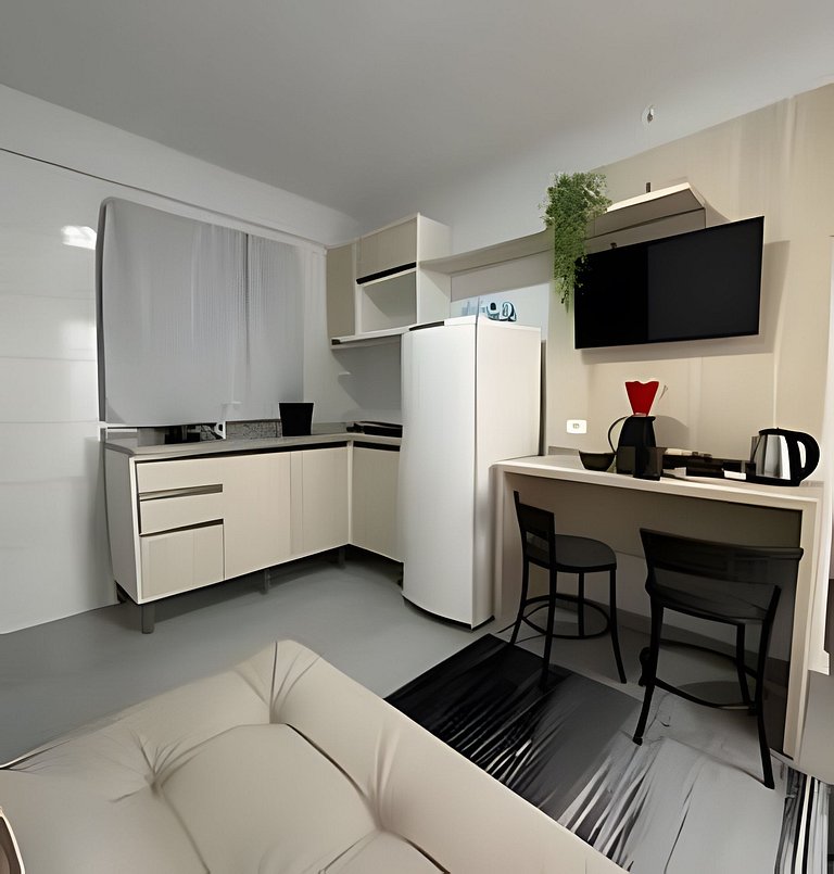 Flamingo pé na areia Matinhos - 101 -1 Quarto- 50m da praia