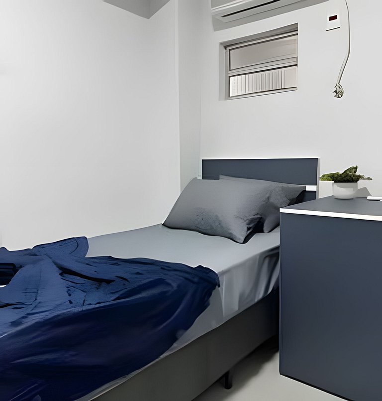 Flamingo pé na areia Matinhos - 101 -1 Quarto- 50m da praia