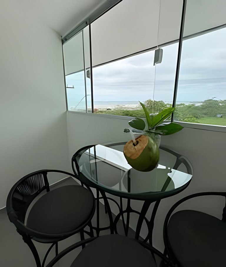 Flamingo pé na areia 311 -2 Quartos- Vista do mar - 3 piso