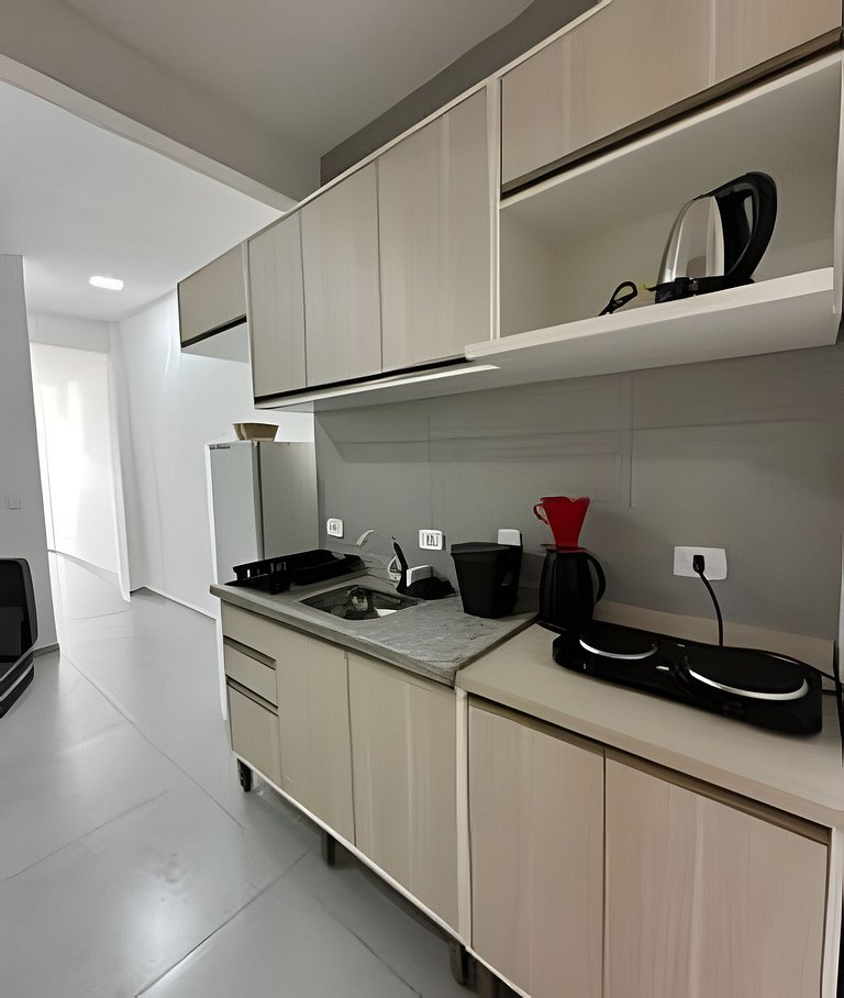 Flamingo pé na areia Matinhos - 311 -2 Quartos- Vista do mar