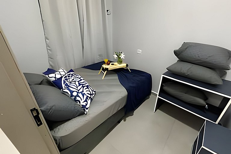 Flamingo pé na areia Matinhos - 104 - 2 Quartos - Vista Mar