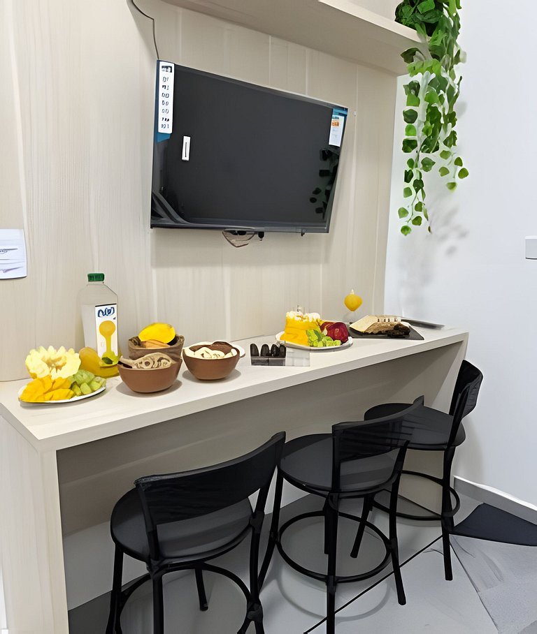 Flamingo pé na areia Matinhos - 311 -2 Quartos- Vista do mar