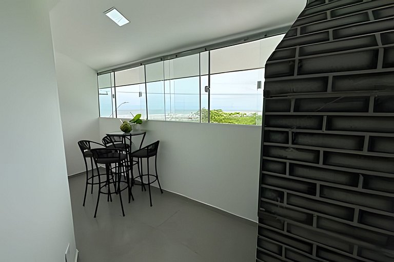 Flamingo pé na areia Matinhos - 311 -2 Quartos- Vista do mar