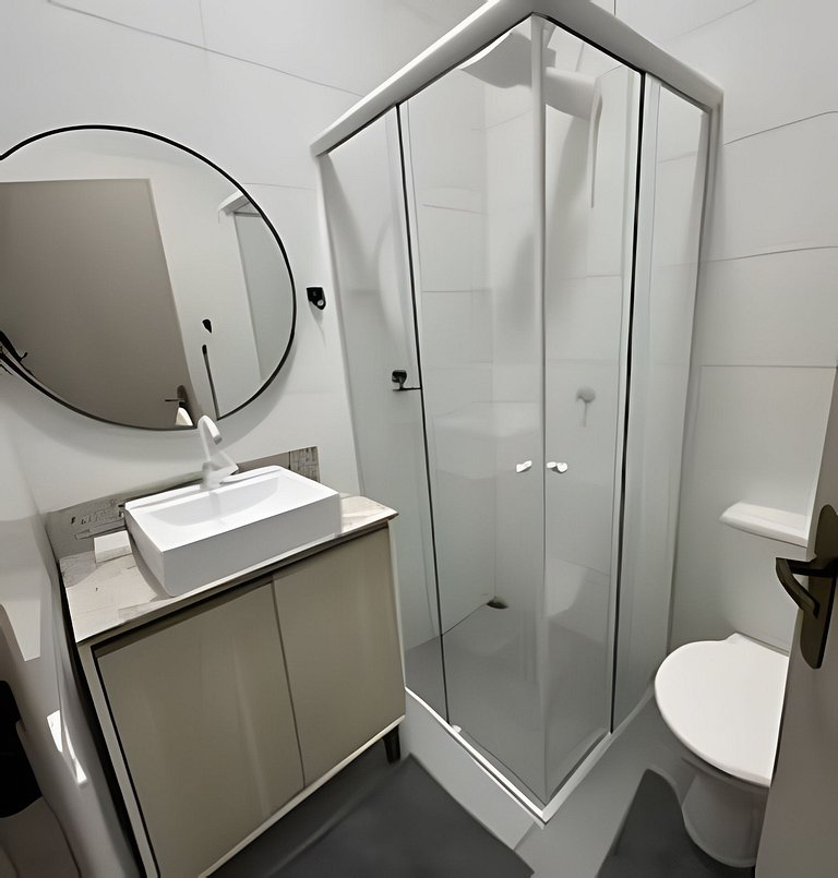 Flamingo pé na areia Matinhos - 104 - 2 Quartos - Vista Mar