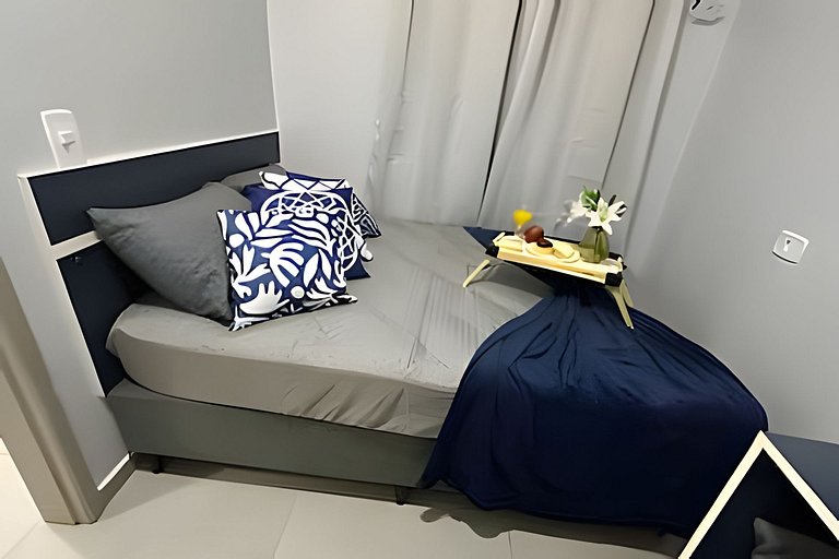 Flamingo pé na areia Matinhos - 104 - 2 Quartos - Vista Mar