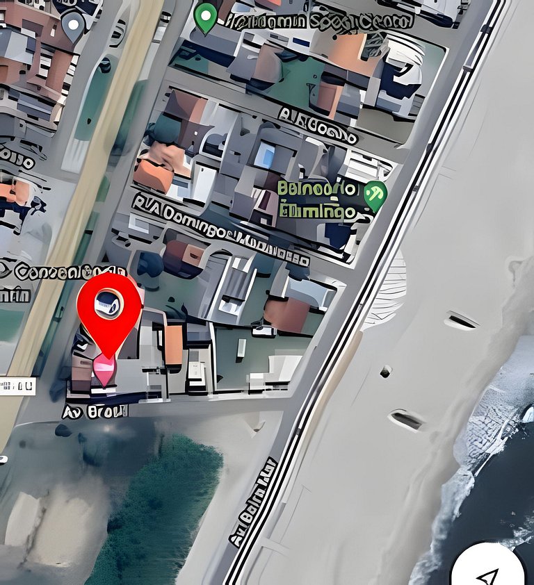 Flamingo pé na areia Matinhos - 104 - 2 Quartos - Vista Mar