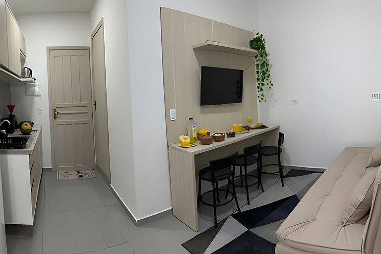 Flamingo pé na areia Matinhos - 311 -2 Quartos- Vista do mar