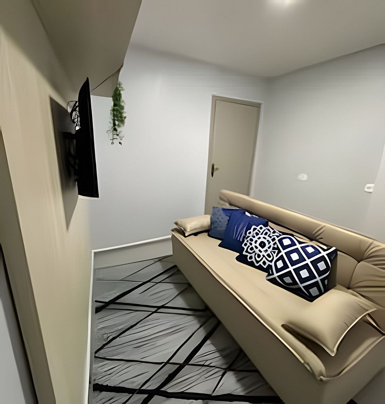 Flamingo pé na areia Matinhos - 104 - 2 Quartos - Vista Mar