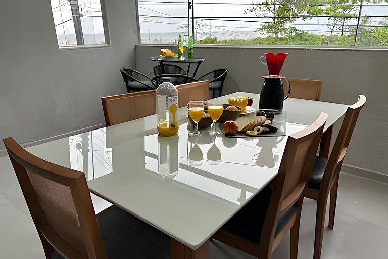 Flamingo pé na areia Matinhos - 209 -2 Quartos- Vista do mar