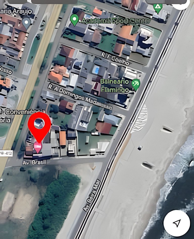 Flamingo pé na areia Matinhos - 209 -2 Quartos- Vista do mar