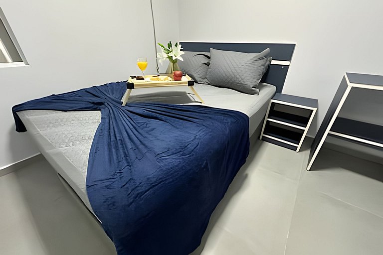 Flamingo pé na areia Matinhos - 209 -2 Quartos- Vista do mar