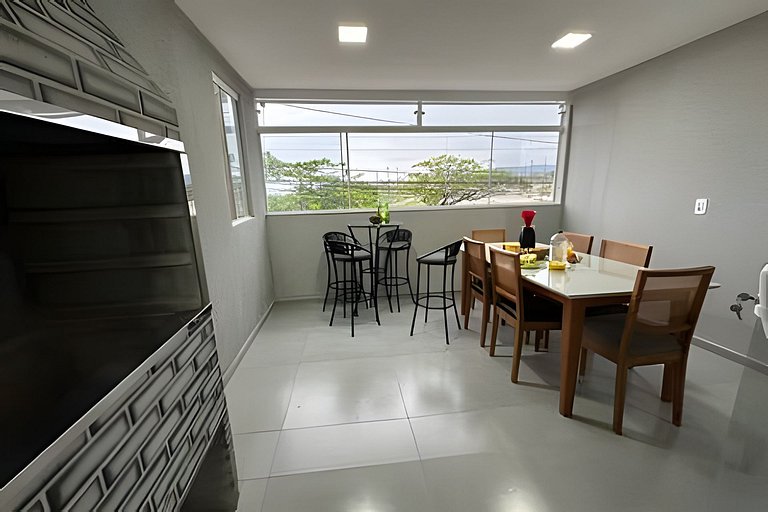 Flamingo pé na areia Matinhos - 209 -2 Quartos- Vista do mar