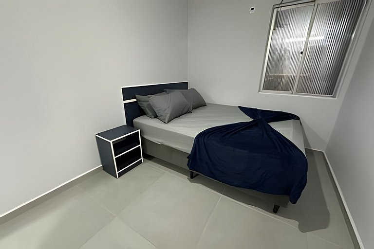 Flamingo pé na areia Matinhos - 209 -2 Quartos- Vista do mar