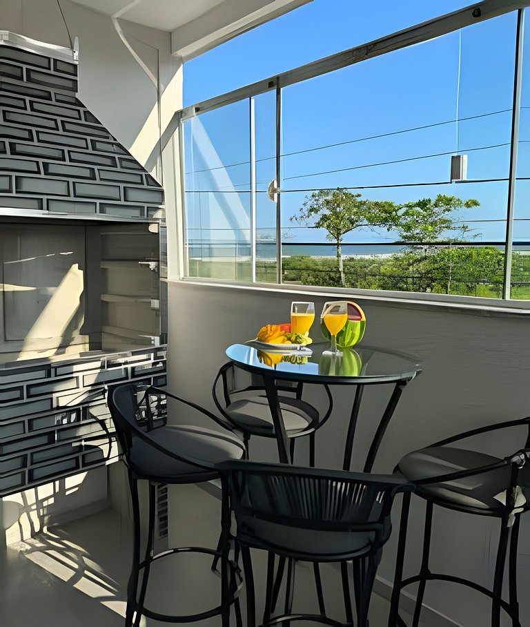 Flamingo pé na areia Matinhos - 205 -2 Quartos- Vista mar -