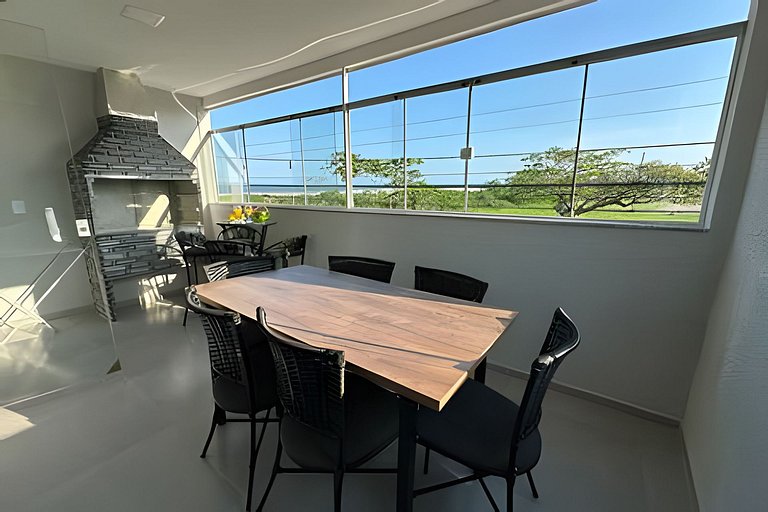 Flamingo pé na areia Matinhos - 205 -2 Quartos- Vista mar -