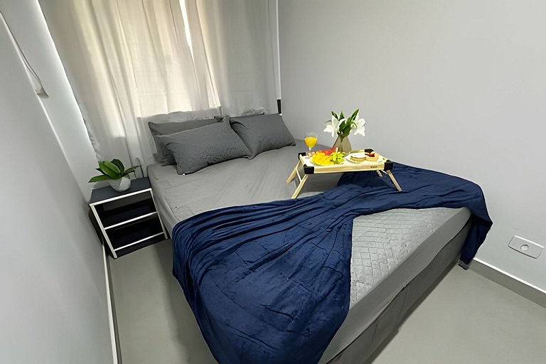 Flamingo pé na areia Matinhos - 205 -2 Quartos- Vista mar -