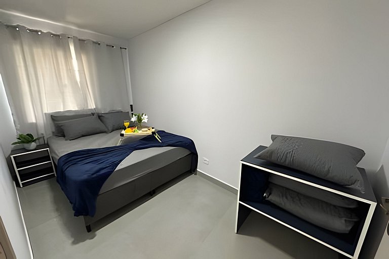 Flamingo pé na areia Matinhos - 205 -2 Quartos- Vista mar -