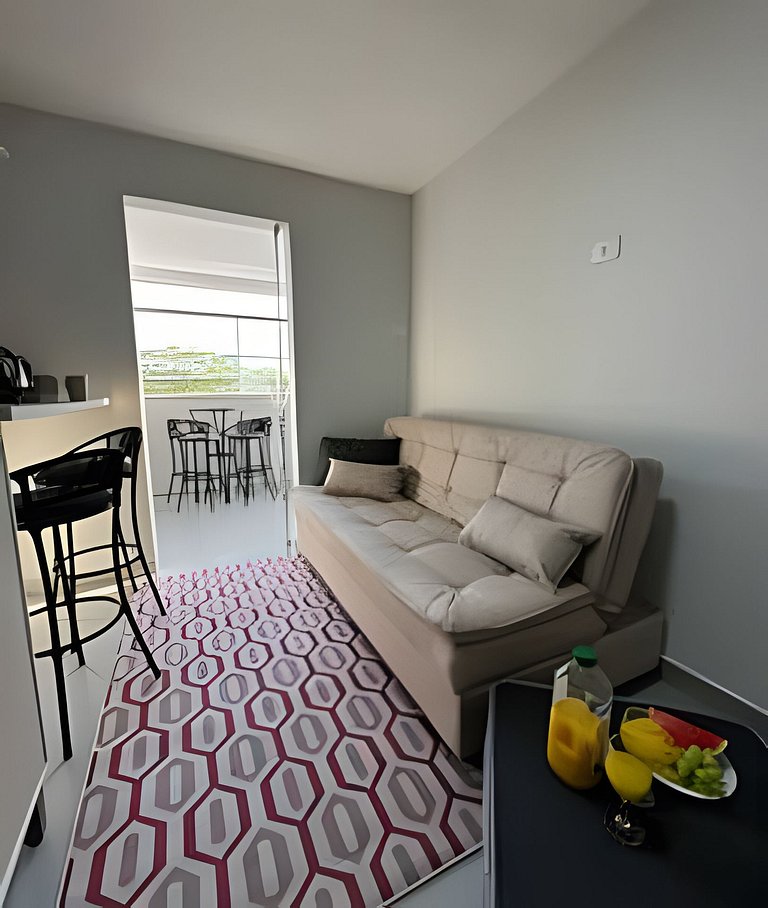 Flamingo pé na areia Matinhos - 205 -2 Quartos- Vista mar -