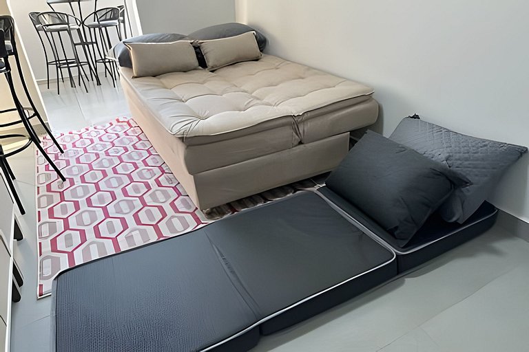 Flamingo pé na areia Matinhos - 205 -2 Quartos- Vista mar -