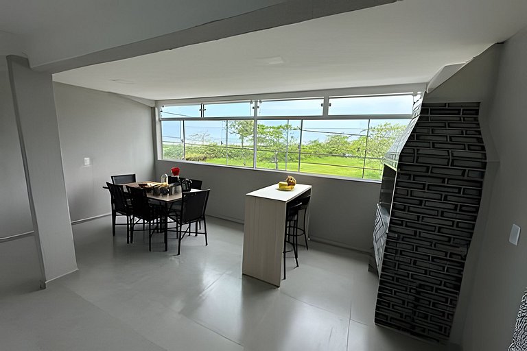 Flamingo pé na areia Matinhos - 206 -2 Quartos- Vista mar -