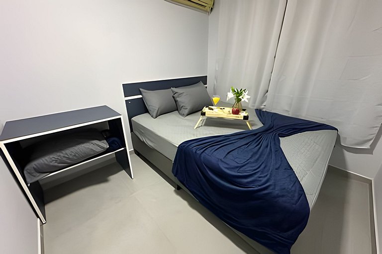 Flamingo pé na areia Matinhos - 206 -2 Quartos- Vista mar -