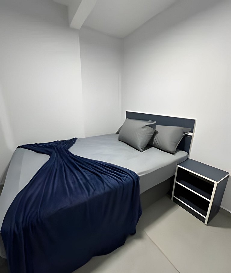 Flamingo pé na areia Matinhos - 206 -2 Quartos- Vista mar -