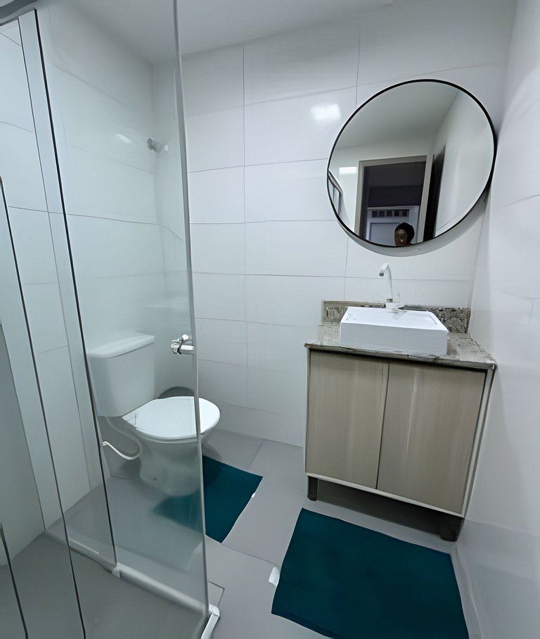 Flamingo pé na areia Matinhos - 206 -2 Quartos- Vista mar -