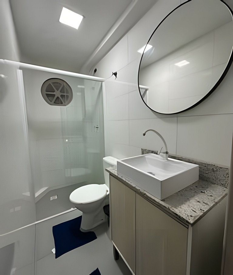 Flamingo pé na areia Matinhos - 102 -1 Quarto- 50m da praia