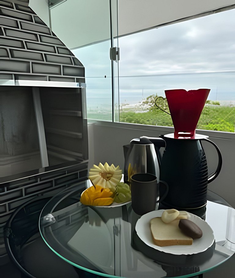 Flamingo pé na areia Matinhos - 310 -3 Quartos - Vista mar -