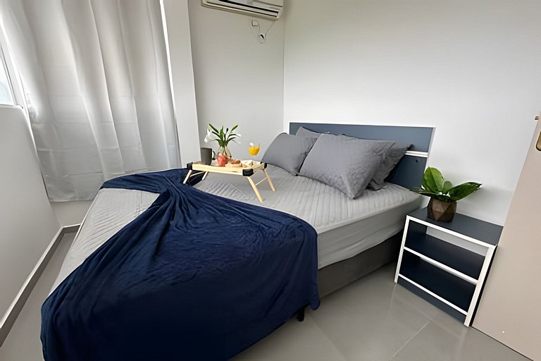 Flamingo pé na areia Matinhos - 310 -3 Quartos - Vista mar -