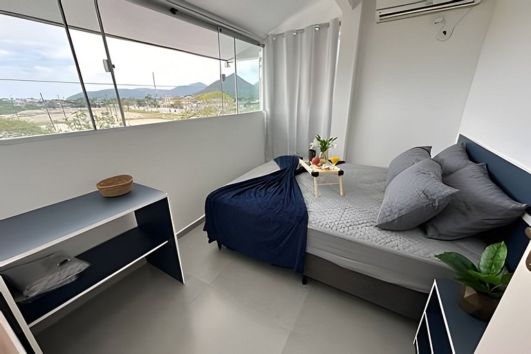 Flamingo pé na areia Matinhos - 310 -3 Quartos - Vista mar -