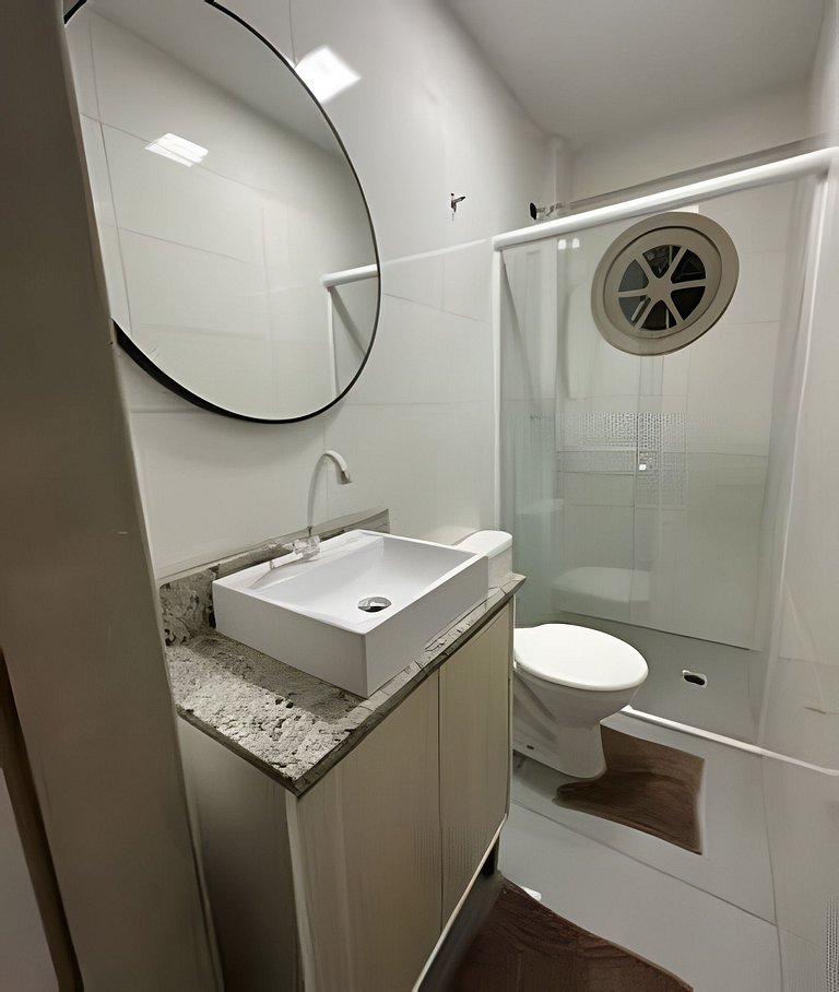 Flamingo pé na areia Matinhos - 207 -1 Quarto- 50m da praia