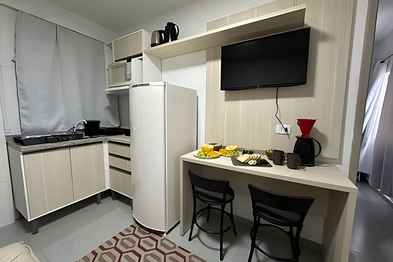 Flamingo pé na areia Matinhos - 207 -1 Quarto- 50m da praia