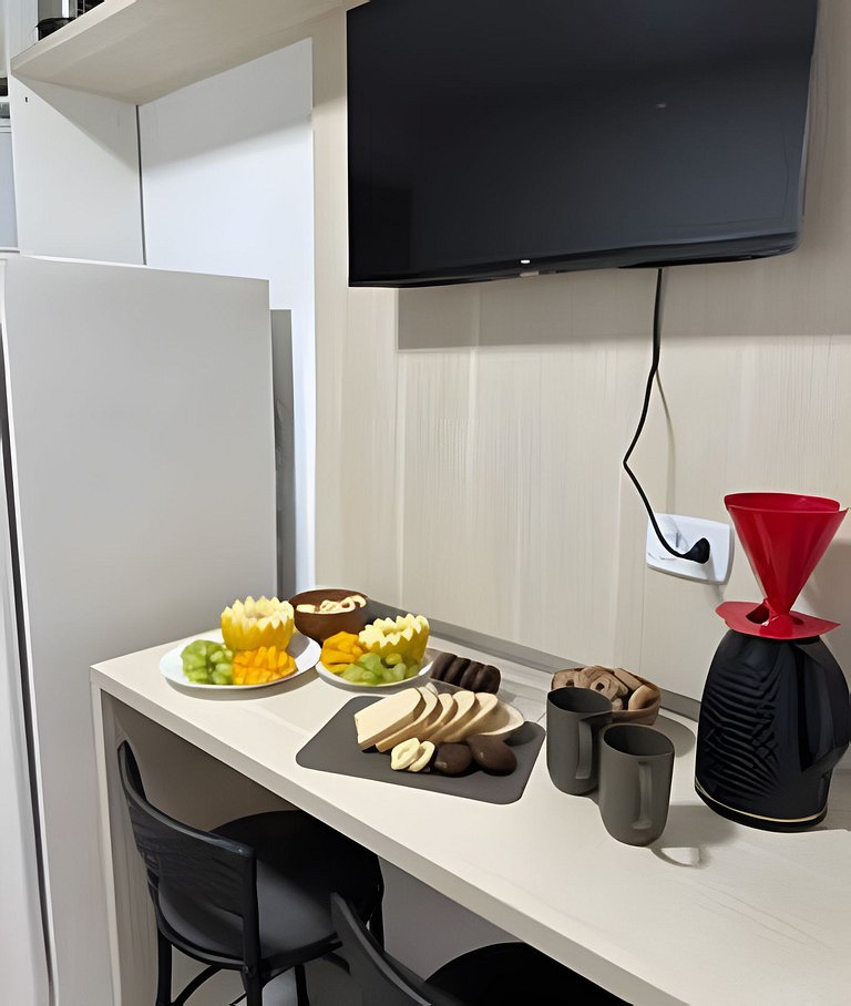 Flamingo pé na areia Matinhos - 207 -1 Quarto- 50m da praia