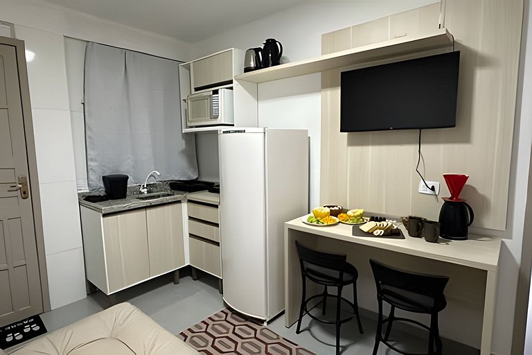 Flamingo pé na areia Matinhos - 207 -1 Quarto- 50m da praia