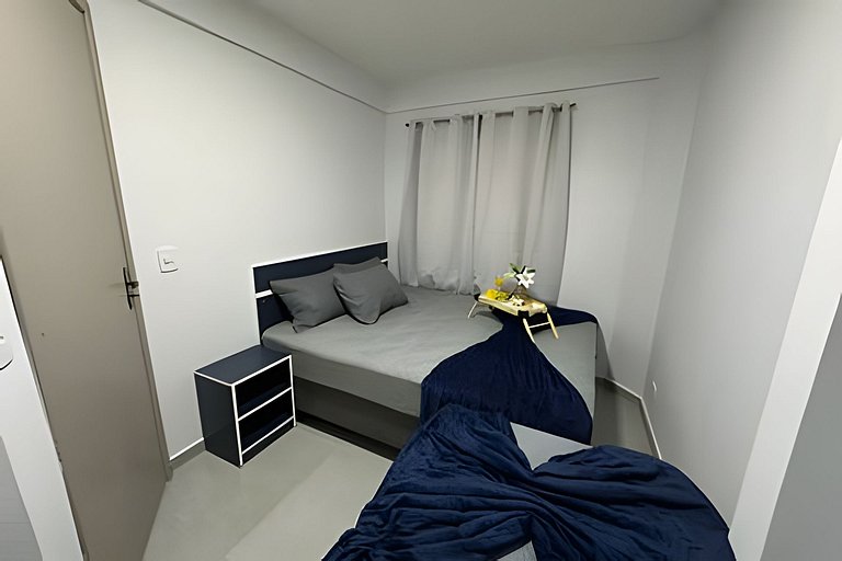 Flamingo pé na areia Matinhos - 208 -1 Quarto- 50m da praia