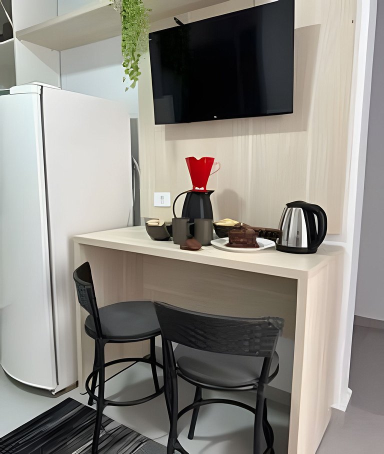 Flamingo pé na areia Matinhos - 208 -1 Quarto- 50m da praia