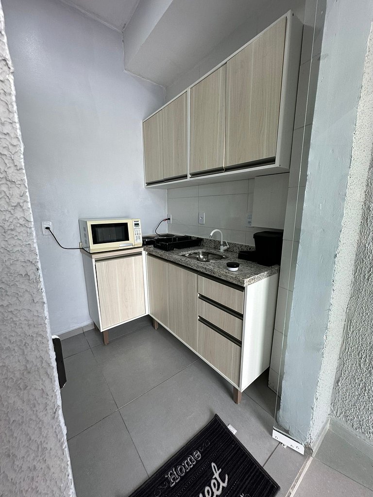 Flamingo pé na areia Matinhos - 104 - 2 Quartos - Vista Mar