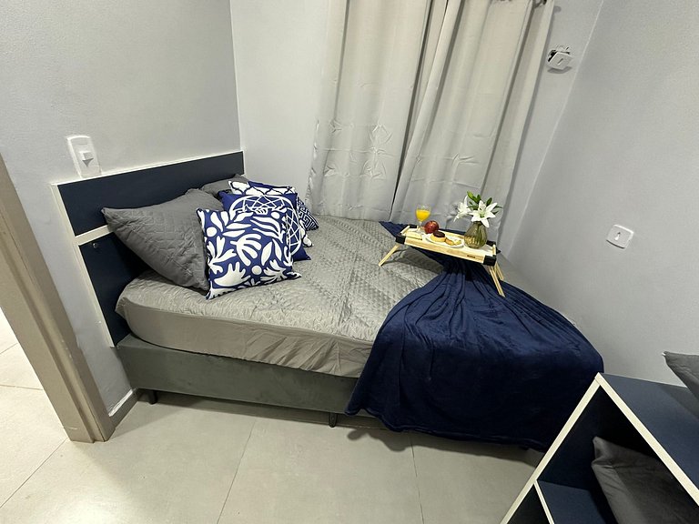 Flamingo pé na areia Matinhos - 104 - 2 Quartos - Vista Mar