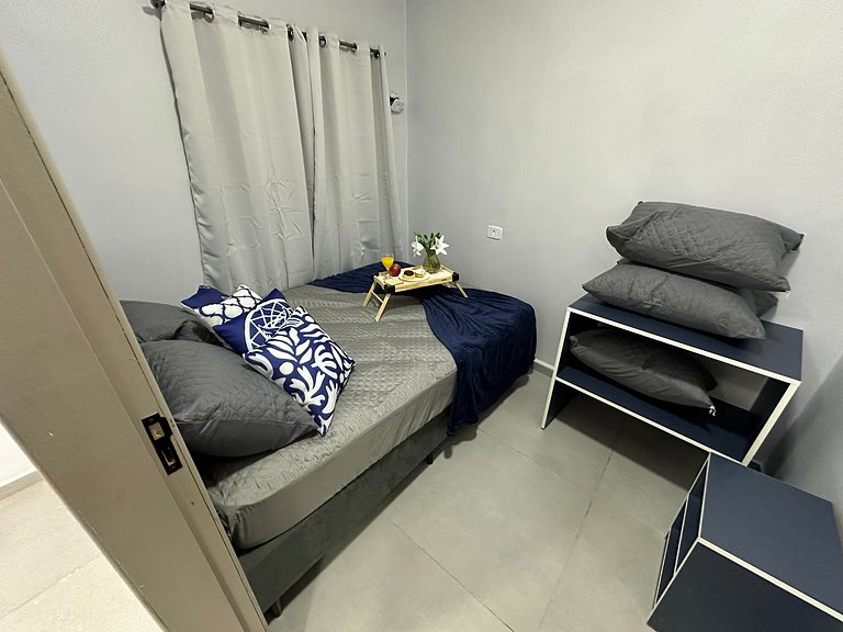 Flamingo pé na areia Matinhos - 104 - 2 Quartos - Vista Mar