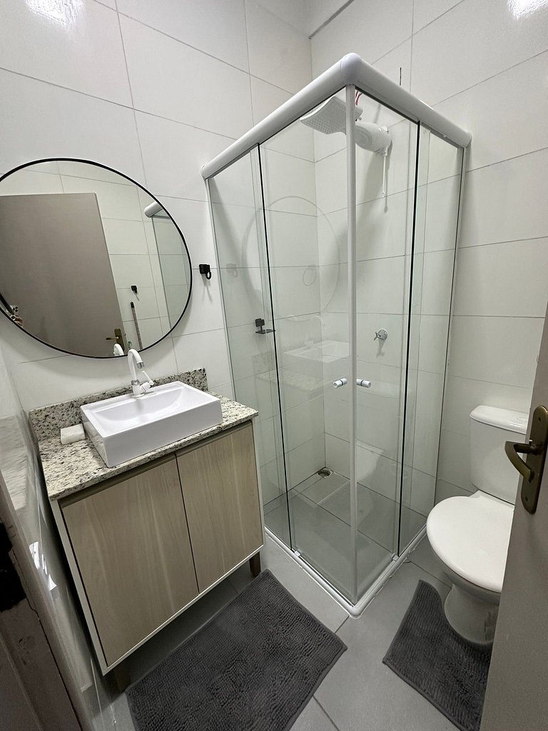 Flamingo pé na areia Matinhos - 104 - 2 Quartos - Vista Mar