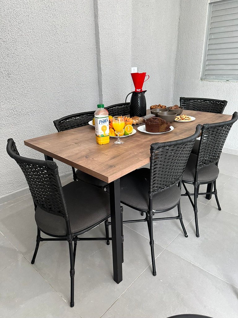 Flamingo pé na areia Matinhos - 104 - 2 Quartos - Vista Mar