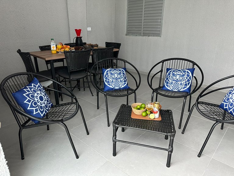 Flamingo pé na areia Matinhos - 104 - 2 Quartos - Vista Mar