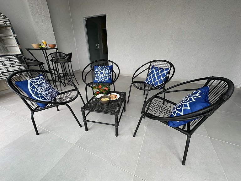 Flamingo pé na areia Matinhos - 103 - 2 Quartos - 50m da pra