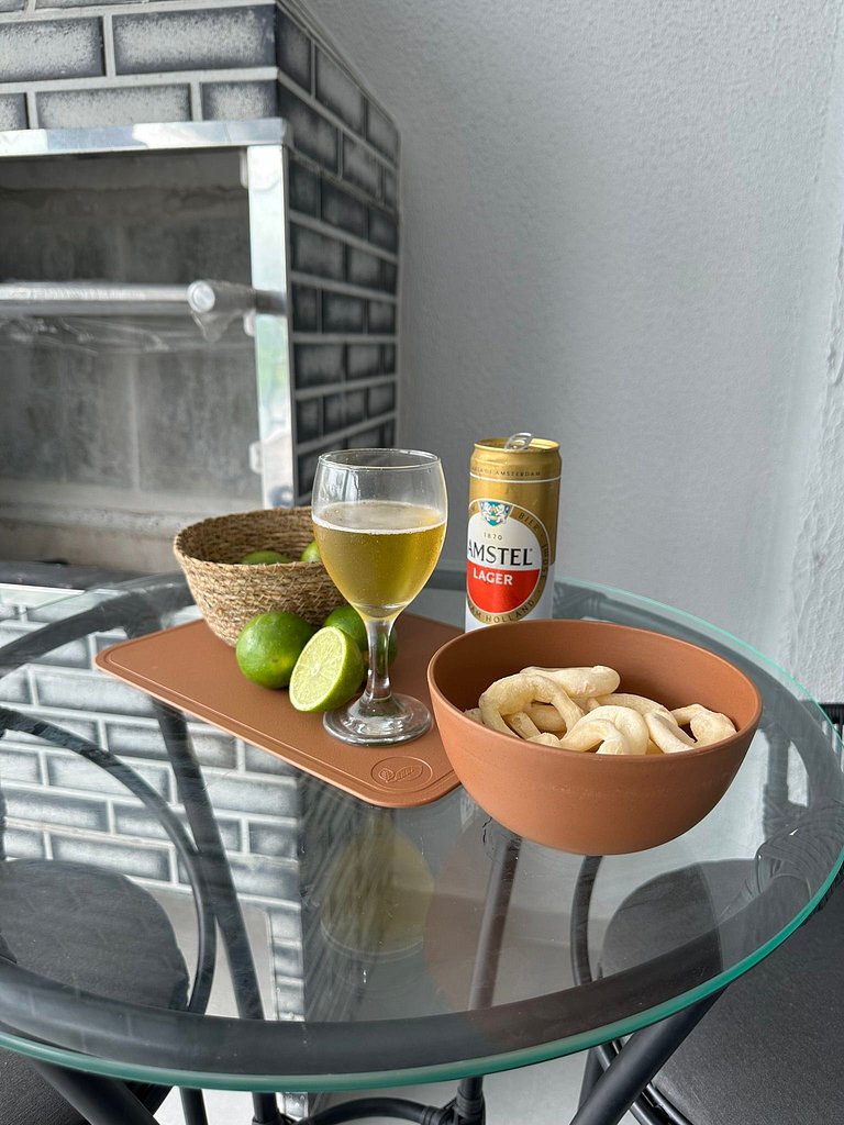 Flamingo pé na areia Matinhos - 103 - 2 Quartos - 50m da pra