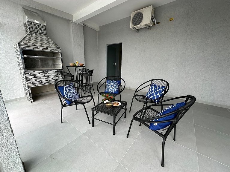 Flamingo pé na areia Matinhos - 103 - 2 Quartos - 50m da pra