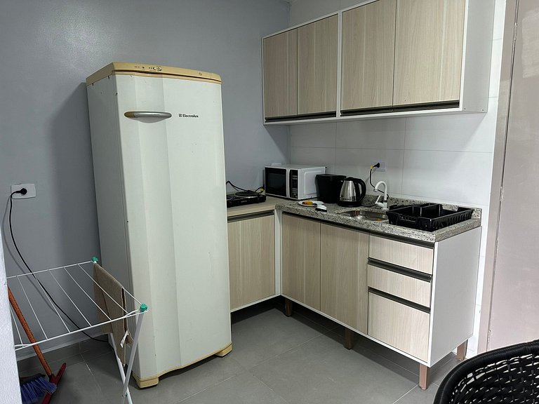 Flamingo pé na areia Matinhos - 103 - 2 Quartos - 50m da pra