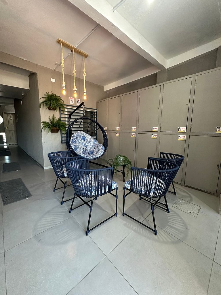 Flamingo pé na areia Matinhos - 205 -2 Quartos- Vista mar -