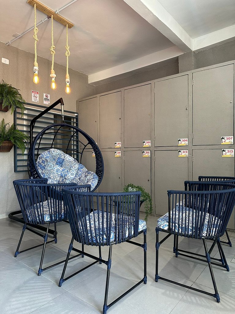 Flamingo pé na areia Matinhos - 102 -1 Quarto- 50m da praia