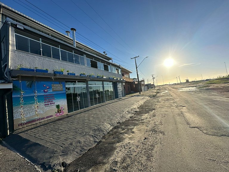 Flamingo pé na areia Matinhos - 209 -2 Quartos- Vista do mar